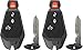 KeylessOption Keyless Entry Remote Control Car Key Fob for Dodge Chrysler Jeep (Pack of 2)