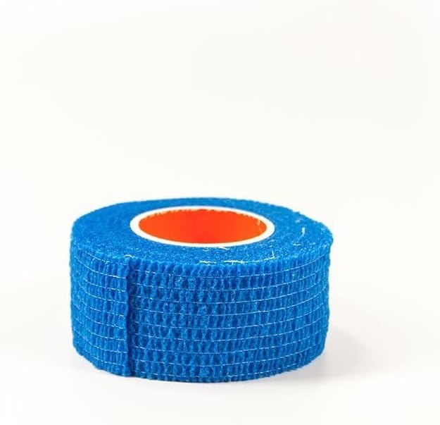 Firstaid4sport Cohesive Bandage 2.5cm x 4.5m Latex Free Blue - 1 Roll