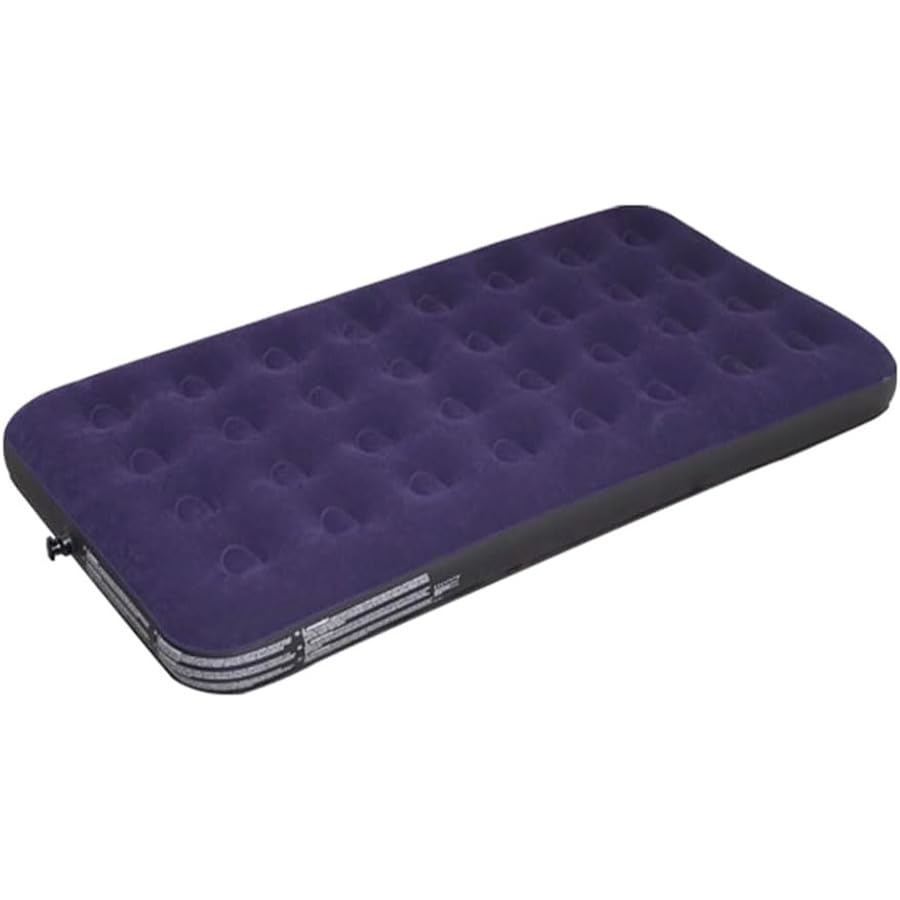 Photo 1 of Nuwani Twin Size Air Mattress - Portable Foldable Comfortable Inflatable Airbed Lightweight Bed for Camping, Home and Travel Pad - Easy to Set Up - Ideal for Kids, Adults, and Guests