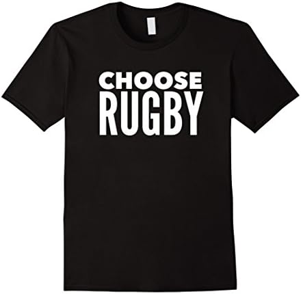 Mens Rugby Shirt, Choose Rugby t shirt for rugby player XL Black