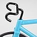 Pizza Cutter - Bicycle Pizza Cutter Wheel Pizza Slicer Sharp Dual Stainless Steel Bike Wheels with a Display Stand by Yuxing (Blue)