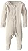 L'ovedbaby Baby Girls Organic Snap One-Piece Footies, Buttercream, 9-12 Months US
