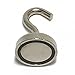 Mag2.0 Heavy Duty Magnetic Hooks, 4-pack (1.26 inch base, Nickel)