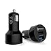Tronsmart 30W Dual USB Car Charger with Quick Charge 2.0 for Samsung Galaxy S7, S7 Edge, S6 Edge Plus,S6,S6 Edge,Note 5 and more (Includes a Mirco USB Cable)