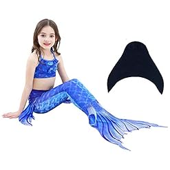 人魚 水着 子供ビキニ マーメイド テール 4点セット ガールズ モノフィン付き 夏 キッズ 子供 ベビー コスチューム 人魚姫 海泳ぎ みずぎ かわいい Amazon Việt Nam