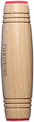 Fun Mokuru Tabletop Toy Rolling Stick Toy Anxiety Release for Office Home.Amazing Desk Toy! Desktop Flip Tumbler Toys Hand-Eye Co-ordination. (Black/White (Beech Wood)) (Beech Wood)