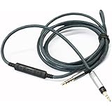 NewFantasia Cable Compatible with Sennheiser HD598, HD598 SE, HD518, HD598 Cs, HD598 SR, HD599, HD569, HD579 Headphone, Remote Volume Control Mic fit Samsung Galaxy Xiaomi Huawei Android Phone 4.3FT