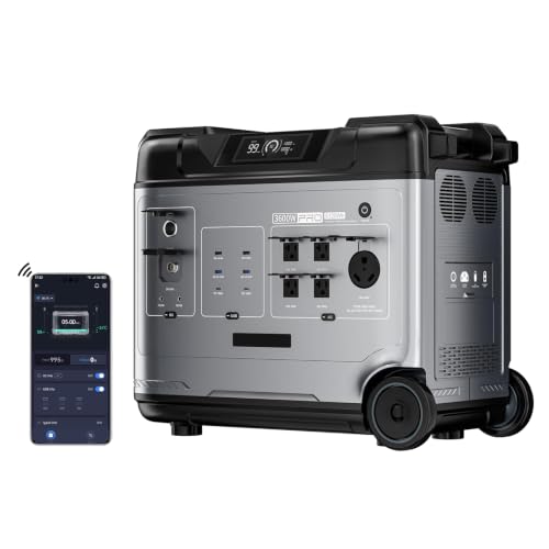 P5000 Pro 5120Wh Portable Power Station, 3600W Solar Generator