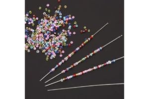 30Pcs Arts & Crafts Kit, 0.45 * 80mm DIY Beading Jewelry Making Set, Creative Craft Supplies for Beginners, Gift for Art Craf