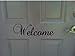 Welcome Indoor/Outdoor Front Door Vinyl Sticker -Door Decal-19