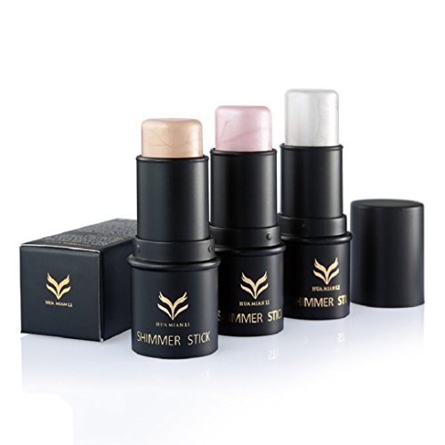 YABINA Illuminating Portable Face Facial Highlighter Stick Shimmer Powder Makeup (3 Color Set) YABINA Illuminating Portable Face Facial Highlighter Stick Shimmer Powder Makeup (3 Color Set)