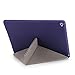 iPad Air Case, Dowswin Multi-fold Stand Smart Case Cover with Soft TPU Back [Auto Sleep/Wake ] for Apple iPad Air 1nd Gen (Purple)