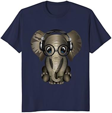 DJ Wearing Headphones & Glasses Gift Shirt