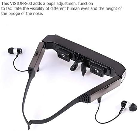 DYHM vr glasses Smart WiFi 3D VR Glasses 80 Inch Virtual Wide Screen Video Glasses Bluetooth Portable Private Theater 5MP Camera