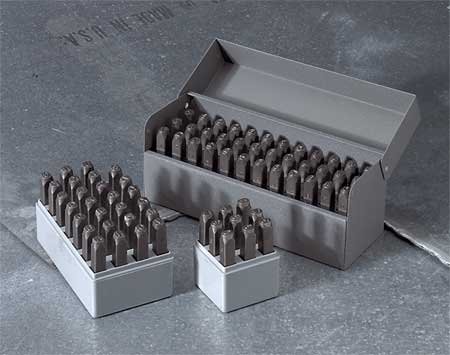 Hanson, 20561, Number Set, 3/16 in. H, Steel