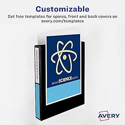 Avery Durable View 3 Ring Binder, 1 Inch EZD