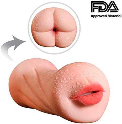 Male Masturator Toy 3d Lifelike Pocket Toys for Men Realistic Fleshlike Silicone Love Sleeve Doll Toys Massager Funny Adult Toy Love Doll A-ss Male Masturator