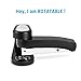 Stapler, OG-EVKIN 360 Degree Rotatable Staplers, 20 Sheet Capacity with 1000 Staples, Black