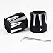 Amazicha Black Front Axle Nut Cover Cap Kit for Harley Touring VRSC Dyna