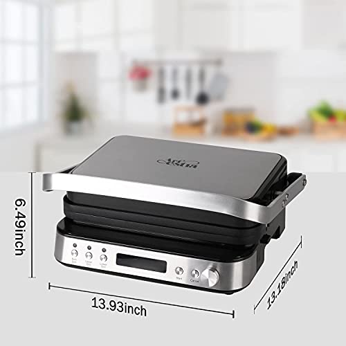Artestia 6 IN 1 Indoor Grill, Panini Press Sandwich Maker with