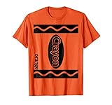 Orange Crayon Box Halloween Costume Couple Group T-Shirt