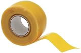 X-Treme Tape TPE-XZLYEL Silicone Rubber Self Fusing Tape, 1" x 10', Triangular, Yellow