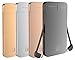 [Apple MFI Certified] LAX 4000 mAh Slim and Compact External Battery Charger, Portable Power Bank and Travel Charger with Built-in Lightning for iPhone & Micro USB Cables (Rose Gold)