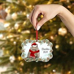 Tortoiseshell Munchkin Cat Christmas Ornament 2024