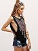 Milumia Women's Sleeveless Vintage Print Tank Top Vest