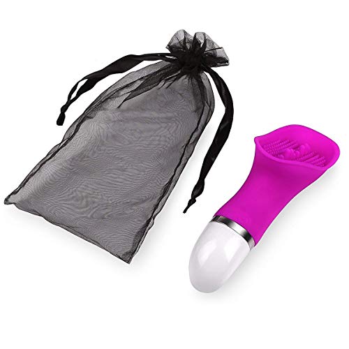 Noiseless and Wireless Tongue Vibrant Oral Tongue Simulator Stimulator, Waterproof Color Purple-9742479JDJL