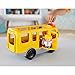 Fisher-Price Interactive Sit with Me School Bus and Travel Together Airplane Bundle with 4 Little People:Bus Driver Emily, Pilot Kurt, Eddie and Emma. Playtime Activated Fun Lights, Sounds and Songs!