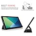 KuGi case for Galaxy Tab A 10.1 with S Pen,Ultra Lightweight Slim Smart Cover Case for Samsung Galaxy Tab A 10.1 with S Pen P580 / P585 Tablet(Black)