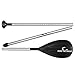Own the Wave 3-Piece Adjustable Alloy SUP Paddle (Arctic White)