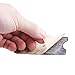 Cosmos Pack of 2 Back Self Adhesive ID Credit Card Pocket Wallet Pouch Sleeve Holder for Cellphone (White Marble Pattern)