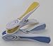 HangOuts Clothespins - Wide large plastic laundry clips pegs (2x12 value pack)