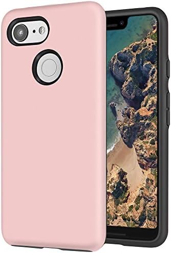 Topnow Google Pixel 3 XL Case,Ultra Soft TPU + PC [Shock Absorbent] Premium Protective Case Cover for Google Pixel 3 XL(2018)-Rose Gold