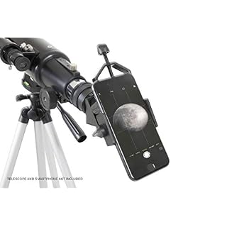 Celestron 81035 Basic Smartphone Adapter 1.25″ Capture Your Discoveries, Black
