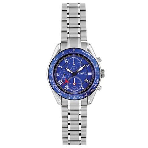 Timex chronograph blue dial Clearance