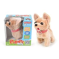 Playee Walking Toy Puppy | Battery Operated Walking, Tail-Wagging and Mechanical Barking Electronic PIush Animal Dog