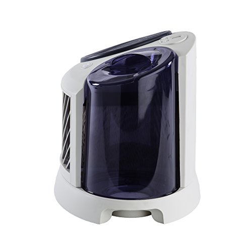 AIRCARE 7D6 100 4-Speed Table Top Evaporative Humidifier, Grey