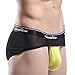 Binmer(TM)Mens Sexy Breathe Underwear Briefs Bulge Pouch Shorts Triangle Underpants (M, yellow)