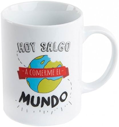 dcasa - Taza hoy salgo a comerme el mundo 