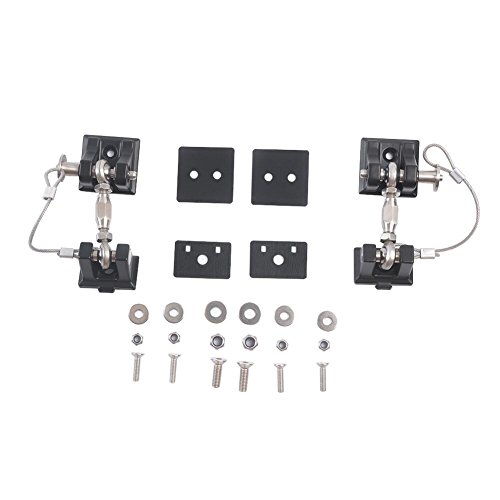 MAIKER Jeep Unlimited JK Hood Latch Locking Hood Catch Kit for JK