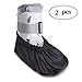 ARUNNERS Walking Boot Covers Rain Waterproof Medical Orthopedic Cast Sock Toe Crank Winter Snow Stress Fracture Cold for Women (Black,M)