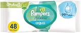 Pampers Aqua Pure Baby Wipes 48 Count Pampers Sensitive, Hypoallergenic