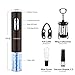 HOSOME Electric Wine Opener, Cordless Wine Bottle Opener, 6 in 1 Automatic Corkscrew Wine Opener Set with Wing Corkscrews, Foil Cutter, Vacuum Stoppers and Wine Pourer, Metal Gray