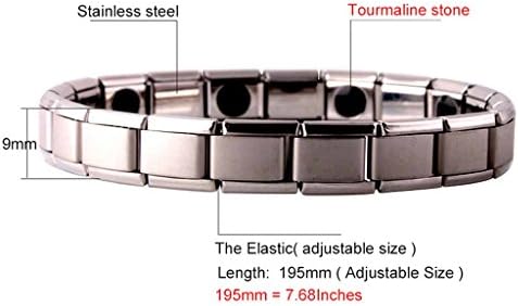 Tourmaline Energy Balance Bracelet Tourmaline Bracelet Health Care Jewelry for Women Germanium Magnetic Bracelets & Bangle