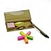 Colourful Sticky Notes Memo Box With 2 Square Note/5 Arrow Shape Note/A Ruler/A Pen Arrow Index Bookmark