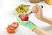 J H 3 Color Cut Resistant Gloves Red For Meat, Green For Veg, Yellow For Fruit- High Performance Cut Level 5, Food Grade No Cross Contam, 3Piece Medium