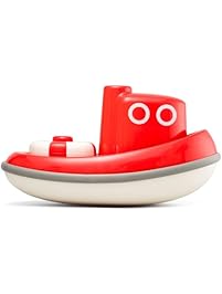 Kid O Floating Tug Boat Toddler Bath Toy - Red
